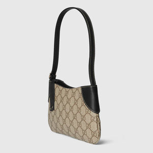 GUCCI GG EMBLEM SUPER MINI SHOULDER BAG