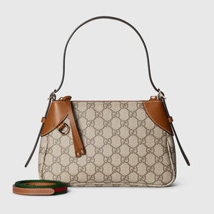 GUCCI GG EMBLEM SMALL SHOULDER BAG