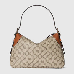 GUCCI GG EMBLEM MEDIUM SHOULDER BAG