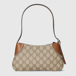 GUCCI GG EMBLEM SUPER MINI SHOULDER BAG