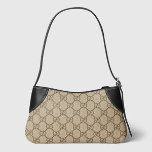 GUCCI GG EMBLEM SUPER MINI SHOULDER BAG