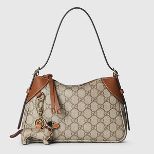 GUCCI GG EMBLEM SMALL SHOULDER BAG