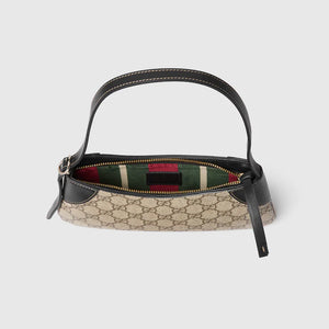 GUCCI GG EMBLEM SUPER MINI SHOULDER BAG