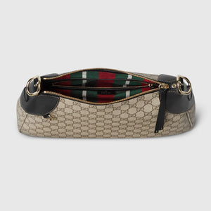 GUCCI GG EMBLEM LARGE SHOULDER BAG