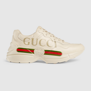 GUCCI Women's Rhyton sneaker with GUCCI logo