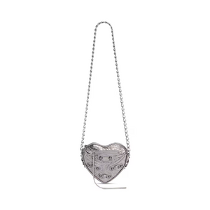 BALENCIAGA Women's Le Cagole Heart Mini Bag