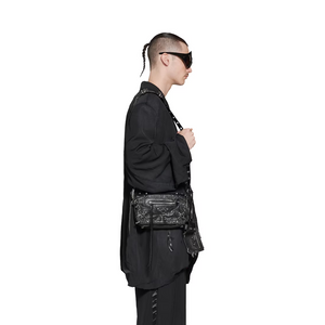 BALENCIAGA Men's Le Cagole Xs Flap Bag