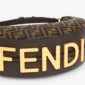 FENDI Fendigraphy FF jacquard fabric Small Bag