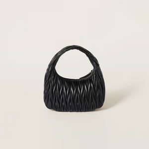 MIU MIU Wander matelassé nappa leather hobo bag (Medium)