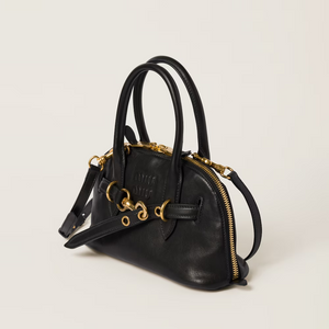 MIU MIU Aventure nappa leather top-handle bag