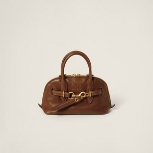 MIU MIU Aventure nappa leather top-handle bag