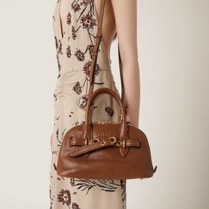 MIU MIU Aventure nappa leather top-handle bag