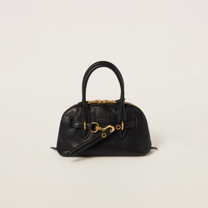 MIU MIU Aventure nappa leather top-handle bag