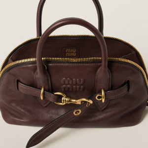 MIU MIU Aventure nappa leather top-handle bag