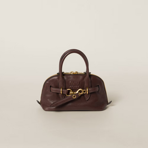 MIU MIU Aventure nappa leather top-handle bag