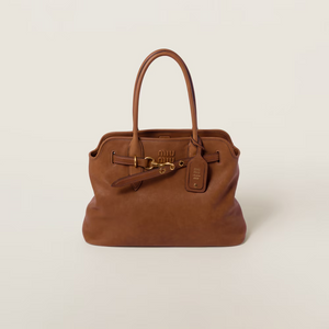 MIU MIU Aventure nappa leather top-handle bag (Large)