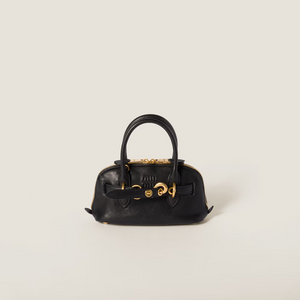 MIU MIU Aventure nappa leather top-handle bag (Small)