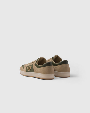 PRADA Men's Downtown delavé suede and Re-Nylon sneakers