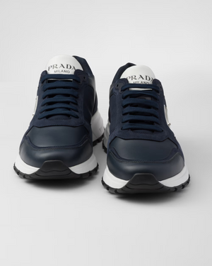 PRADA Men's Prax 01 nubuck and Re-Nylon sneakers